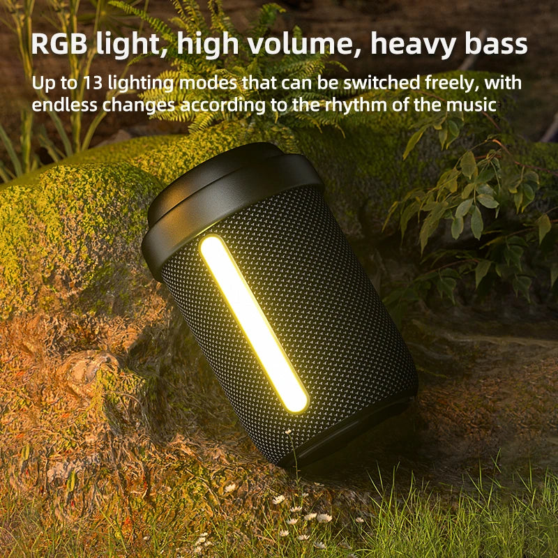 High Quality Portable Waterproof Bt Speaker Wireless with Bt/FMTWS 5w 1200mAH Battery Speakers