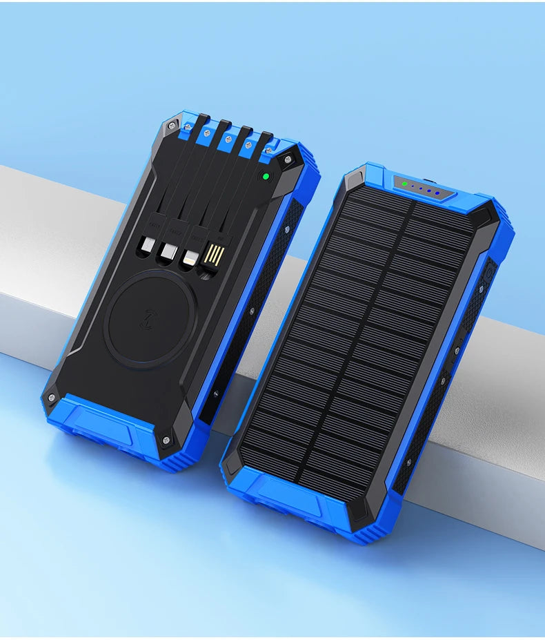 OEM ODM Type-C USB Air Charger Laptop Portable Solar Panel Power Station High Solar Energy Storage Batteries Power Bank