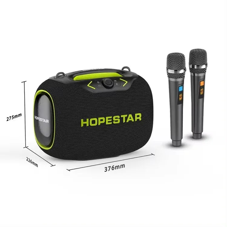 HOPESTAR 120W Partybox Outdoor Waterproof Wireless Bluetooth Speaker Home Theatre USB TF Home Party Karaoke Bass Effects