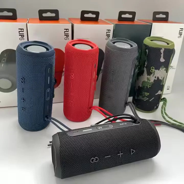 FLIP6 Speakers Outdoor Sports Waterproof Portable Subwoofer Bass Wireless Bluetoothes Speaker PK Flip 6 5 Boombox Speaker