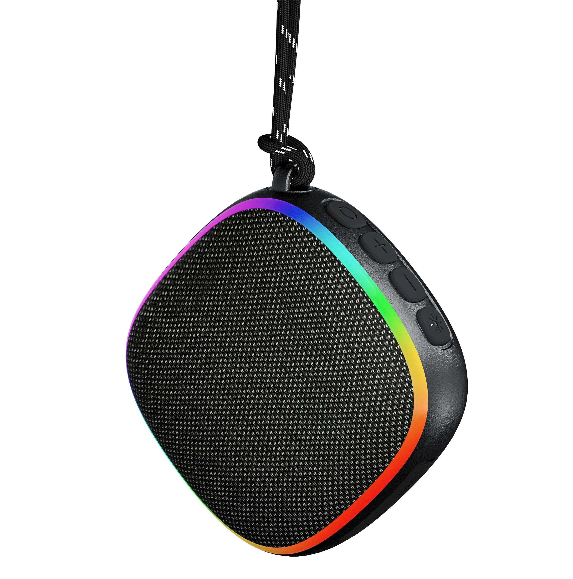 IPX5 Magnetic Mount Golf Cart Bluetooth Speaker with Strap Outdoor Sporty Portable Mini Golf Speaker with Magnetic