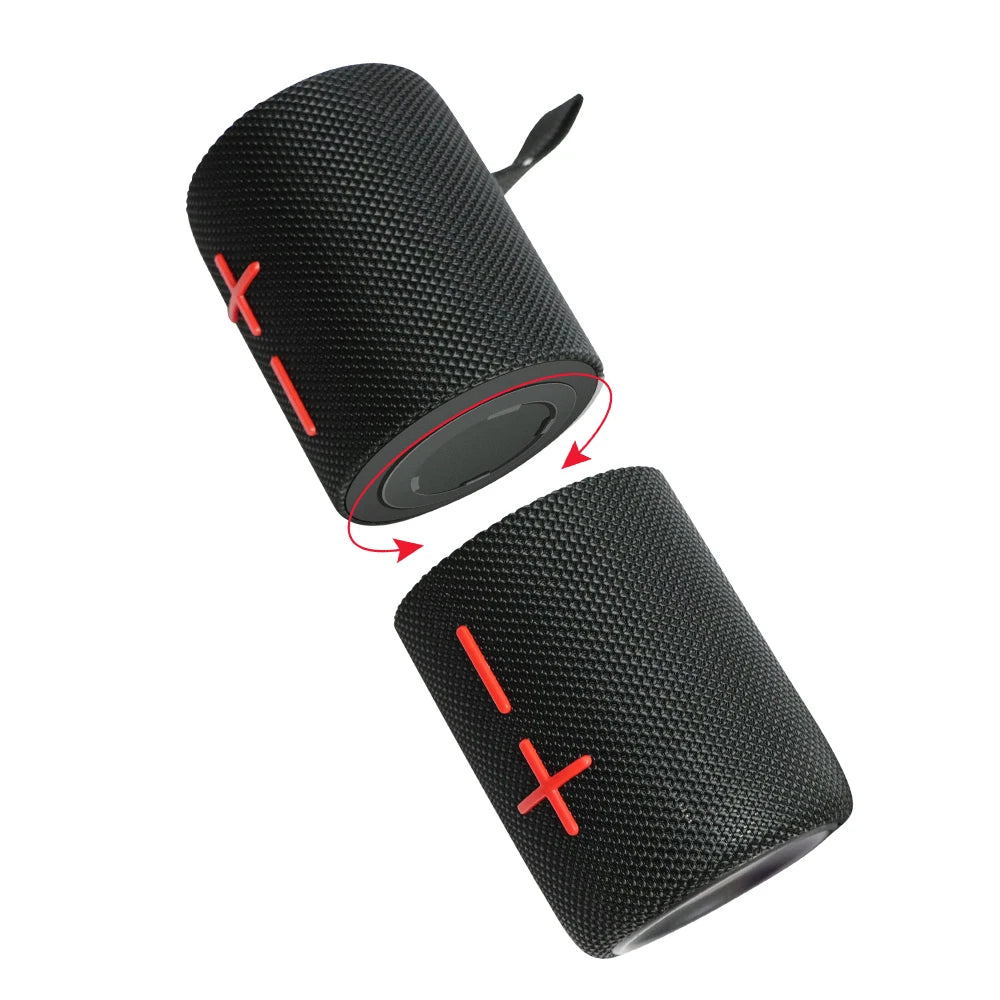 2 in 1 Portable Split 40W Wireless Speaker, IPX6 Waterproof Portable Dual Speaker with RGB Lights TWS Pairing for Outdoor, Home
