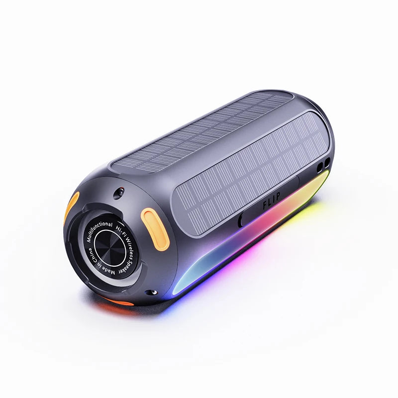 Cyboris S8 Portable RGB Lighting IPX6 Waterproof AUX Wireless for Bluetooth 5.3 Magnetic Golf Cart Attachment Speaker