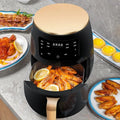 New air Fryer Smart Timed Screen Multi Functional Electric Fryer Large Household Kitchen Capacity French Fry Machine 6L Capacity