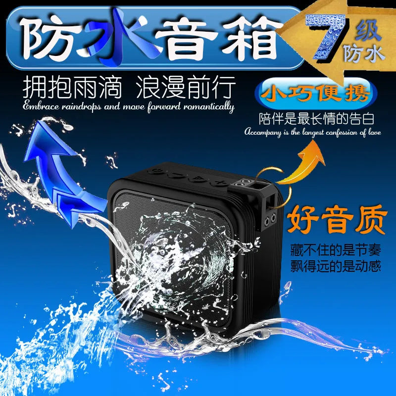 Newly Released IPX7 Waterproof Wireless for Bluetooth Speaker Magnetic Golf Cart TWS SD Card Battery Powered for Outdoor Golfers