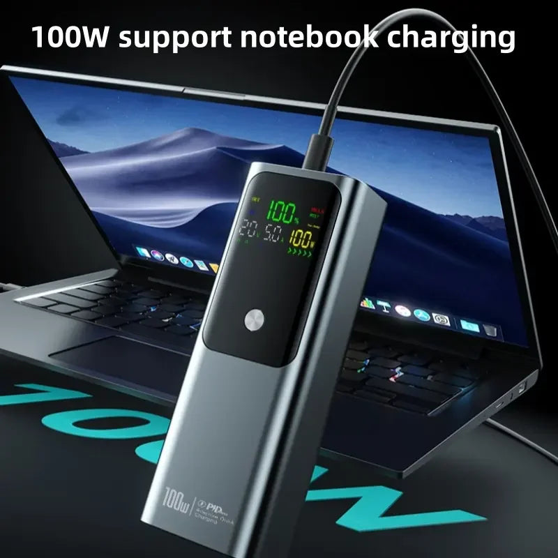 Laptop Power Banks 26800mah Fast Charging Pd 100w Portable Phone Mobile Charger Power Bank for Laptop