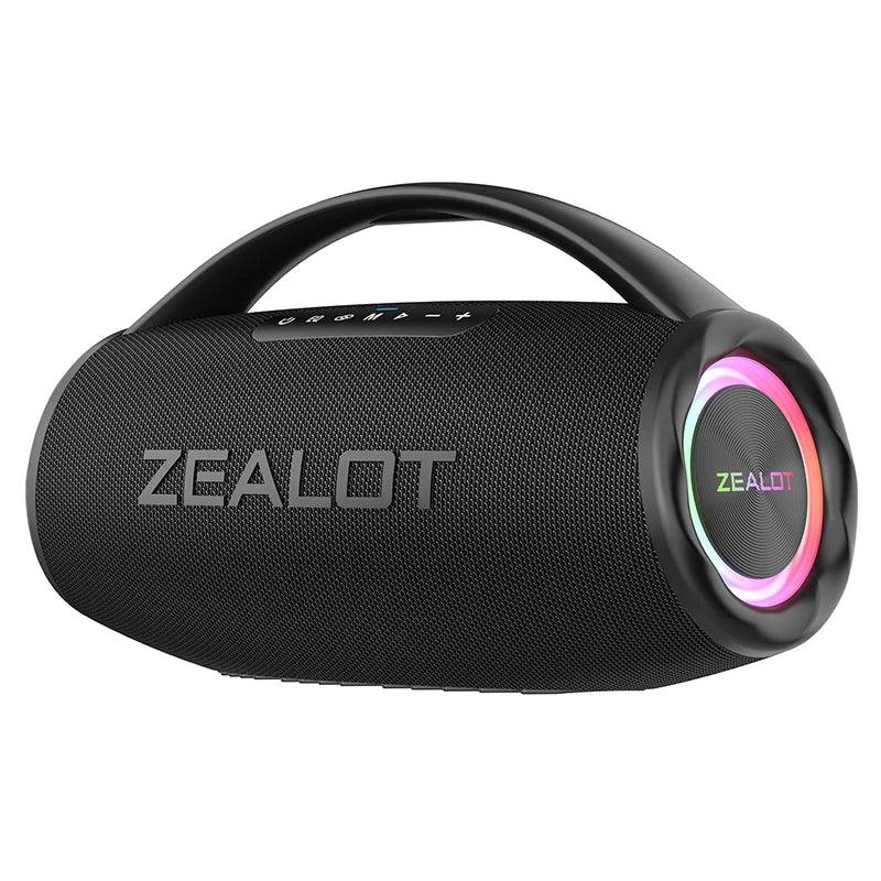 New S97 RGB LED Waterproof Wireless Speaker 80W with Rechargeable Battery Portable Speaker Party Home Theater&Outdoor Use