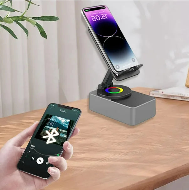 Factory 4-in-1 360 Rotating RGB Wireless for Bluetooth Speaker Mini Portable 3W Computer Woofer USB AUX Battery-Powered Features