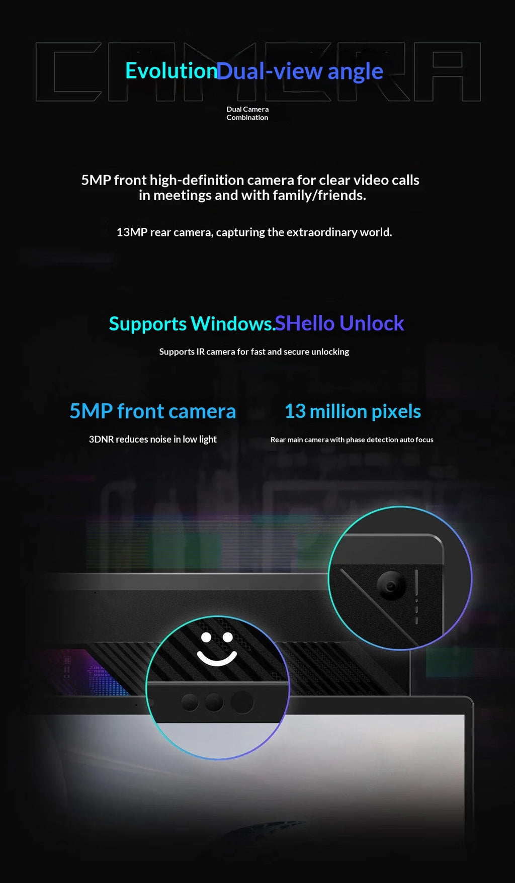 For ROG Zephyrus X 2025 Ryzen AI MAX 13.4 Inch Touch Two-in-One Gaming Laptop 2560x1600 SSD