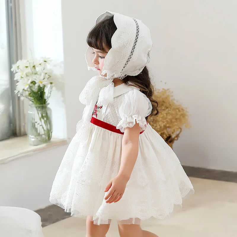 Summer Baby Girls Flower Girl Dresses  Kids Dresses for Girls Eid Dress for Party and Festival festival Fashion Sweet Clothes