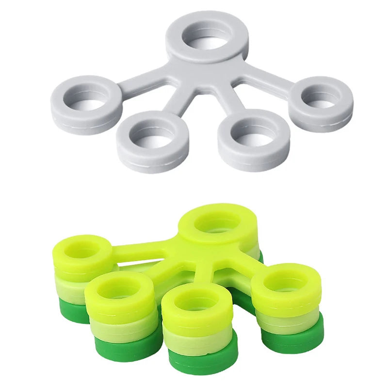 Hand Gripper Silicone Finger Expander Exercise Hand Grip Wrist Strength Trainer Finger Exerciser Resistance Bands Fitness Massag