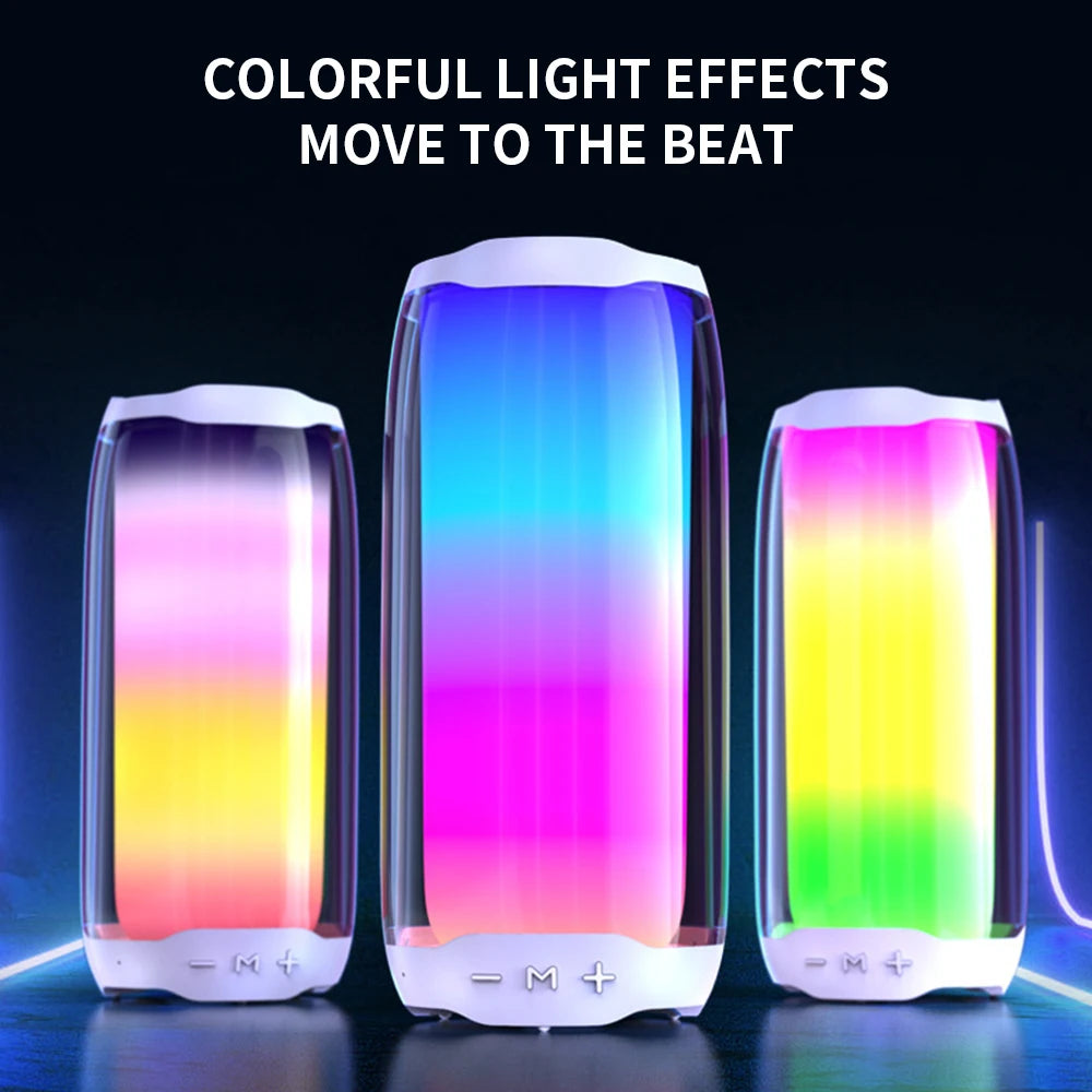 PortableL4  Blue-tooth Speaker Party Audio KTV180 Degree Led Light Support USB, TFcard, FM, Answer the Phone Computer