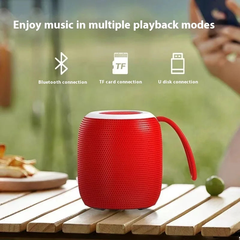 5W RGB for Bluetooth V5.3 IPX4 Waterproof Wireless Portable Speakers Subwoofer TF USB Power Low MOQ Customizable Logo Car Home