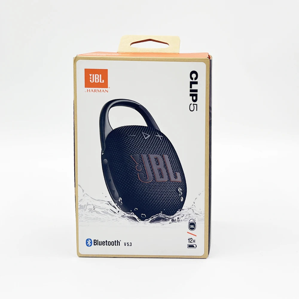 JBL Clip 5 Clip5 Ultra Portable Bluetooth Speaker Outdoor Mini Speaker Multi-Speaker Connection IP67 Waterproof 12 Hour Playtime