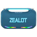 ZEALOT ZE41 250W Portable Speaker IPX6 Waterproof Speaker with RGB Light, OTG, EQ, APP, Powerful Bass Outdoor Speaker for Party