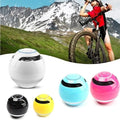 2026 Dropshipping Shopify Hot Factory Price Led A18 Ball LED Mini Bass Portable Wireless BT Speaker  with FM Radio TF Mic USB