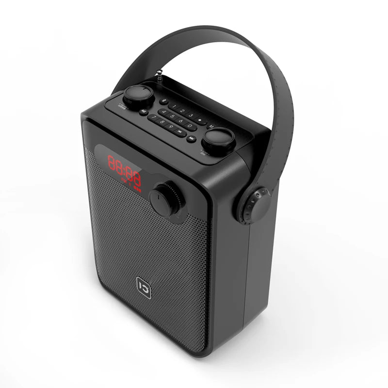 SHIDU 25W Rechargeable Sound Equipment Audio Amplifier Portable PA System Wireless Bluetooth Karaoke Speaker with Microphone