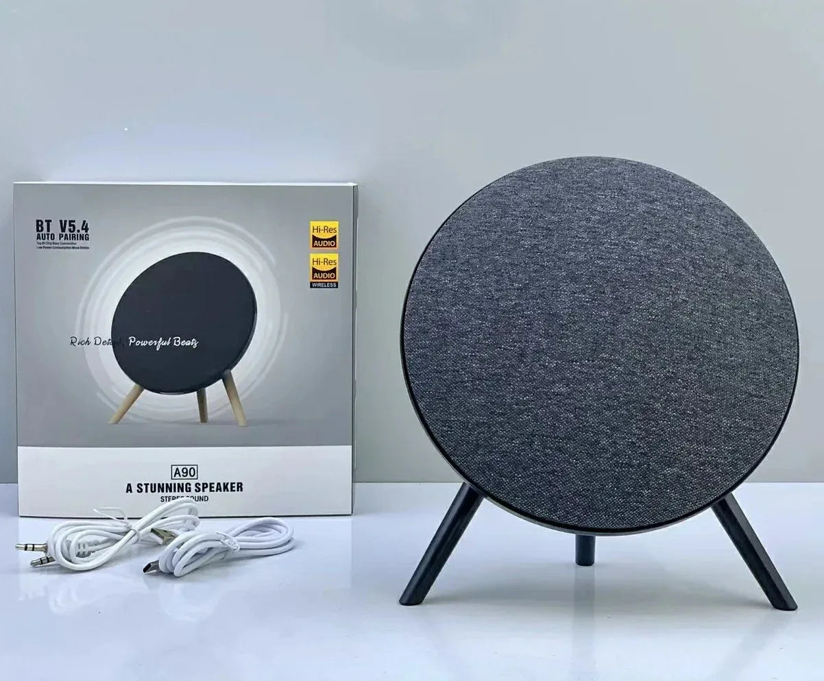 A90 TWS High-End UFO for 5.4 Speaker with Hi-Fi Stereo FM Playback TF/USB/AUX Support 10W Memory Card Computer Outdoor Use