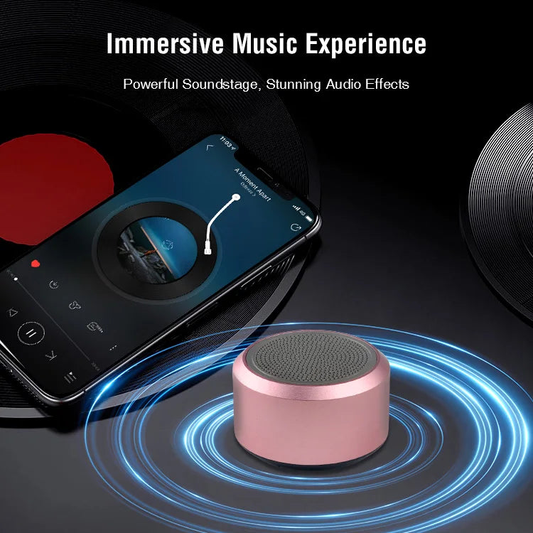 US Warehouse Support V5.0 Bluetooth Speaker Radio Portable Colorful Mini Round Speakers Wireless Speaker Ship Local