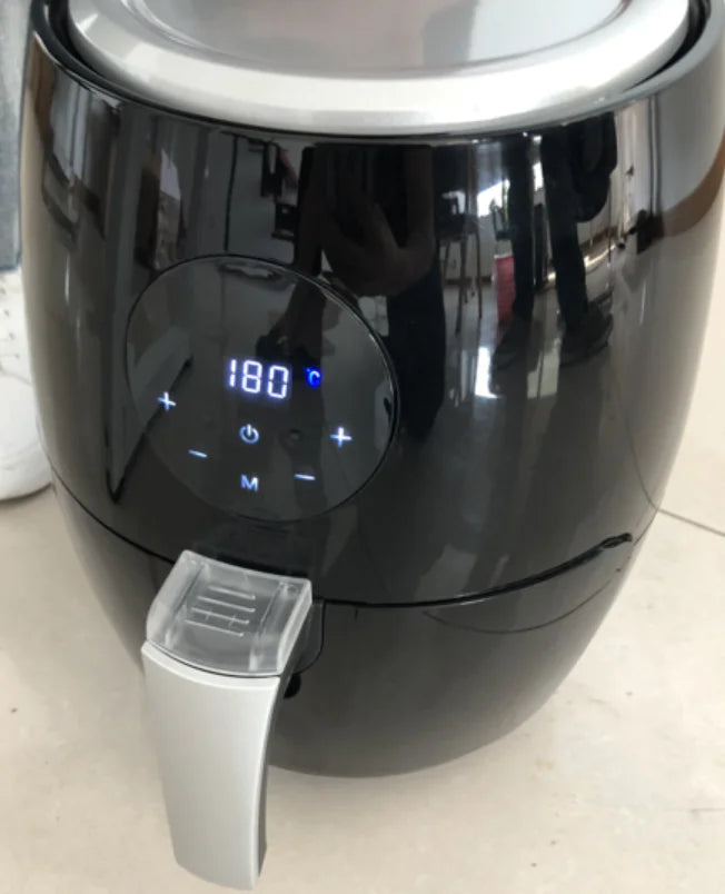 1500W 5.5L Stainless Steel Multifunctional Air Fryer Electric Kitchen Appliance with Thermostat Control Nonstick Without Oil