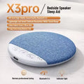 New X3pro Under-pillow Sleeping Speaker High Sound Quality Bluetooth Audio White Noise Sound Adaptive ABS Material