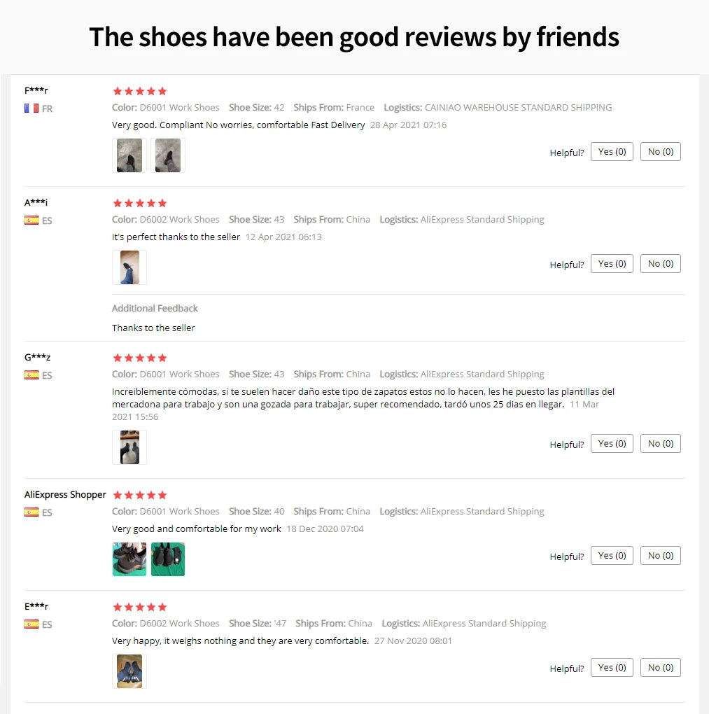 Safety Work Shoes Men Anti-Smashing Indestructible Steel Toe Cap Puncture-Proof shoes Lightweight Male Sofe Women Cosy Sneakers