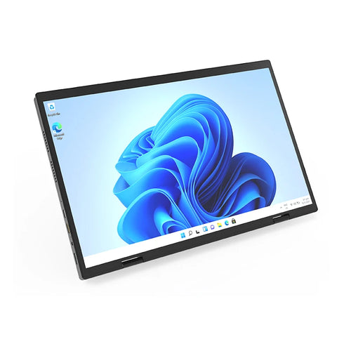 2025 New 14+14 Inch Yoga Dual Screen Touch Laptop 360° Rotatable Intel N95 16GB RAM 512GB SSD Win 11 Business Notebook PC