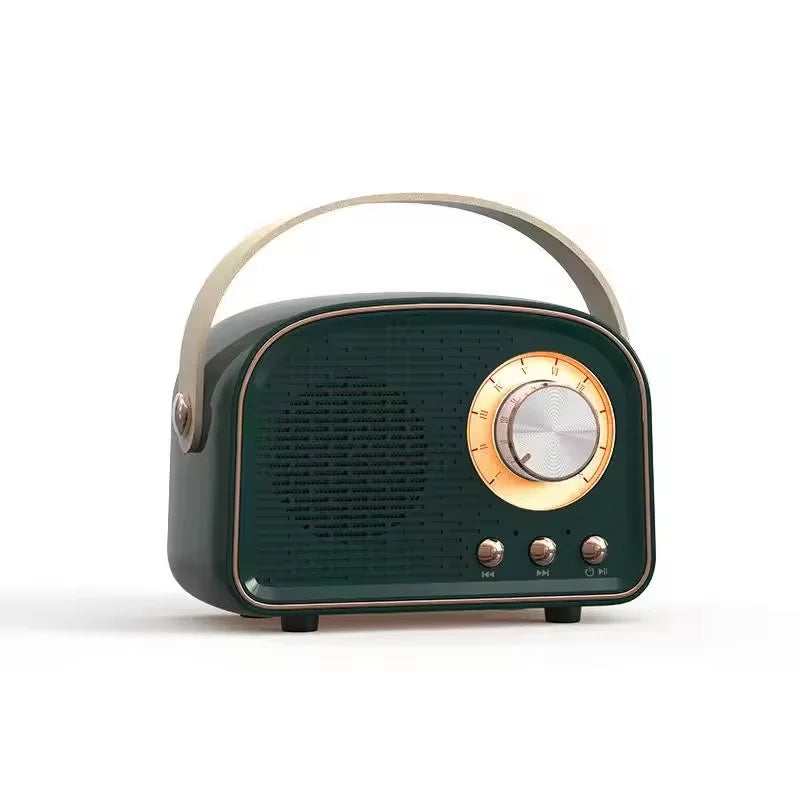 DW21 Retro Mini Wireless for Bluetooth Speaker Classical Home Theatre Sound Stereo Subwoofer for Stage for Outdoor Decorative