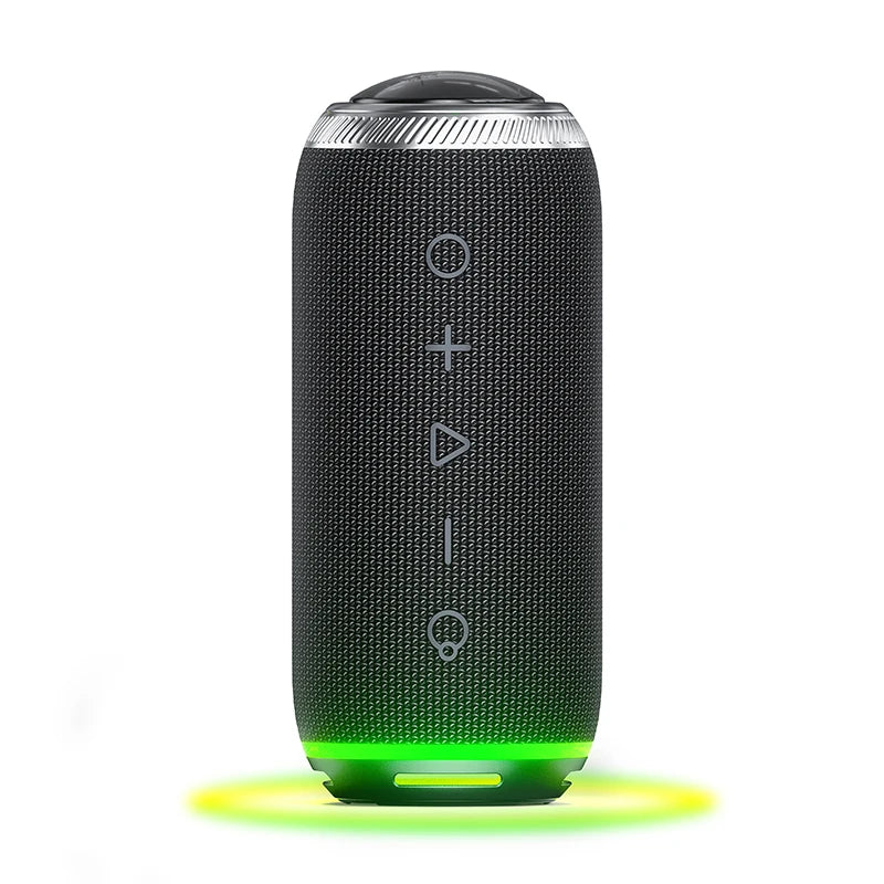 Portable Blue Tooth Speaker Outdoor Wireless RGB LED Lighting IPX5 Waterproof Audio Speaker with High Power Subwoofer