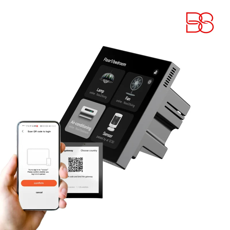 Chinese Supplier 2-in-1 Background Music Panel Music Entertainment + Home Control Hub Custom High Quality Smart Home 4 System