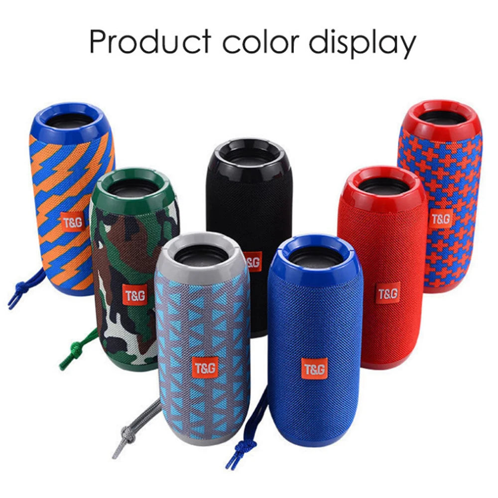 TG117 Portable RGB Wireless TWS Loudspeaker Surround Sound Mobile Phone for Home Theatre Plays Music Mini Blue Tooth Speaker