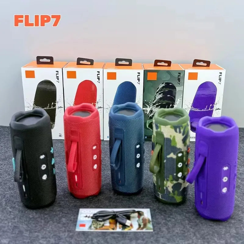 Flip7 Portable Speaker Cross-Border Foreign Trade Hot-Selling for Speaker Flip7 Portable Outdoor Card-Insertable Kaleidoscope 7