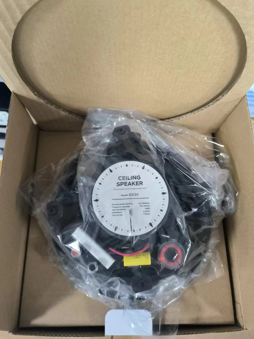 S530 5inch Smart Home Ceiling Speaker with Bluetooth and Wireless Connectivity for Theater Quality Audio Wireless Theater System