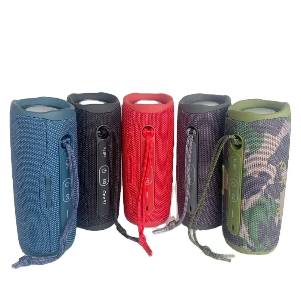Portable for Bluetooth Speaker RGB LED Waterproof TF Card Slot 10W Wireless Subwoofer for Outdoor Parties Home Theatre Audio