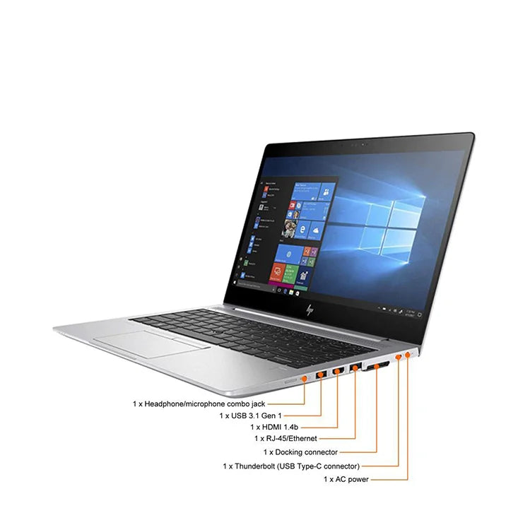 Wholesale Portable 95% New For-HP EliteBook 840 G5 I7-8th 8GB Ram 256 SSD 14.1" Notebook Business Laptops Computer Laptop