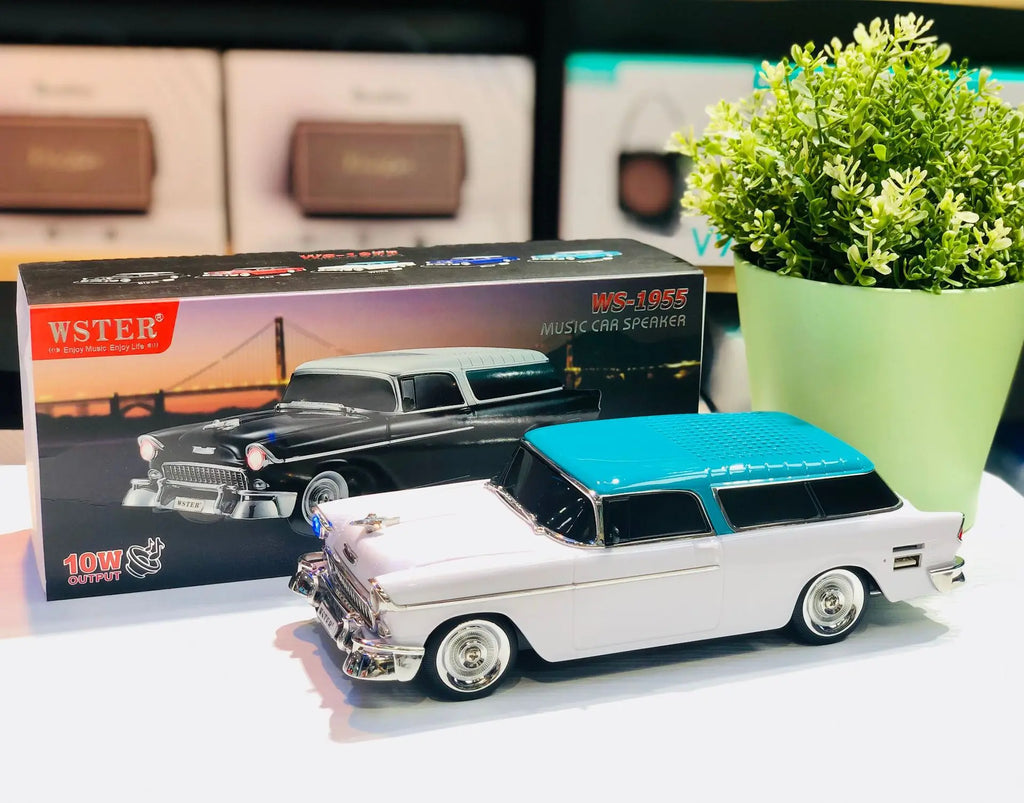 NEW DESIGN WS-1955 Smart Mini Party Car Outdoor Home Theater Sound System Portable Wireless Speaker