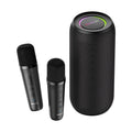 Zealot S69M for 5.2 Speaker System with Dual Wireless Microphones RGB LED Lighting  for USB Rechargeable Battery Outdoor Speaker