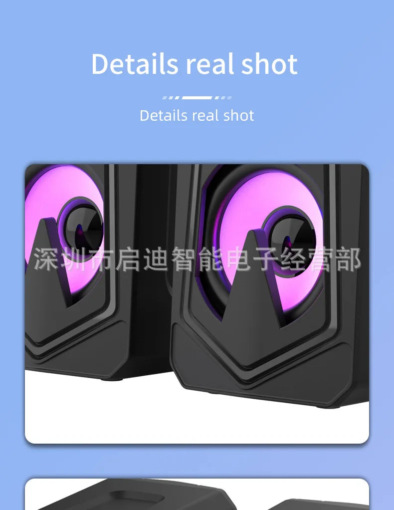 Manufacturer Direct E1080 Desktop Mini Bluetooth Speaker E-Sports Gaming Speaker Suitable for Desktop and Home Use