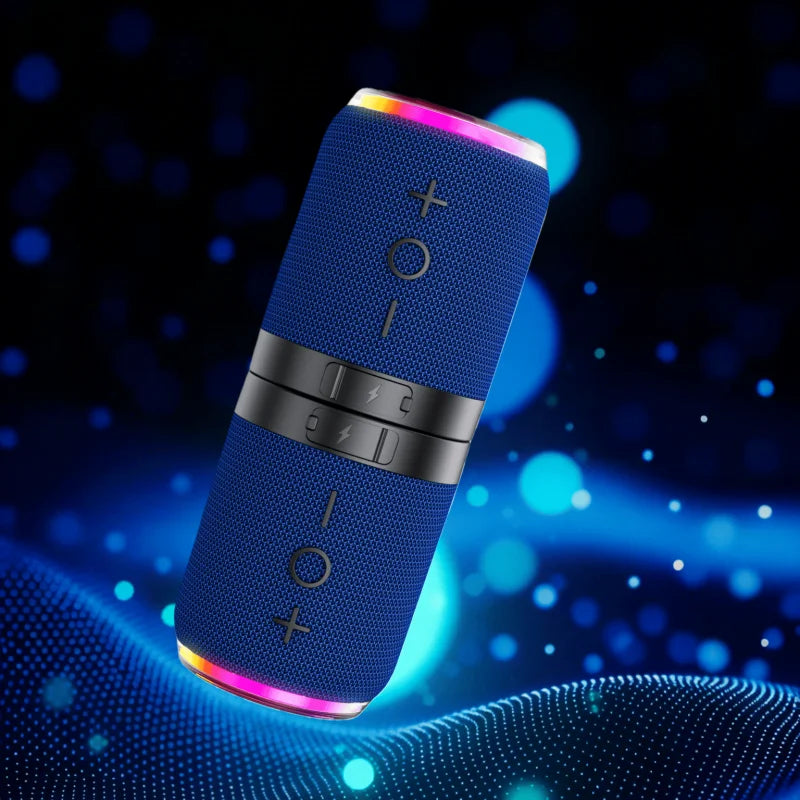 High-Quality New Split-Type Speakers 2 Main Units with 5W*2 BT5.4 BT369 RGB LED Light Rechargeable Battery for Outdoor/Indoor