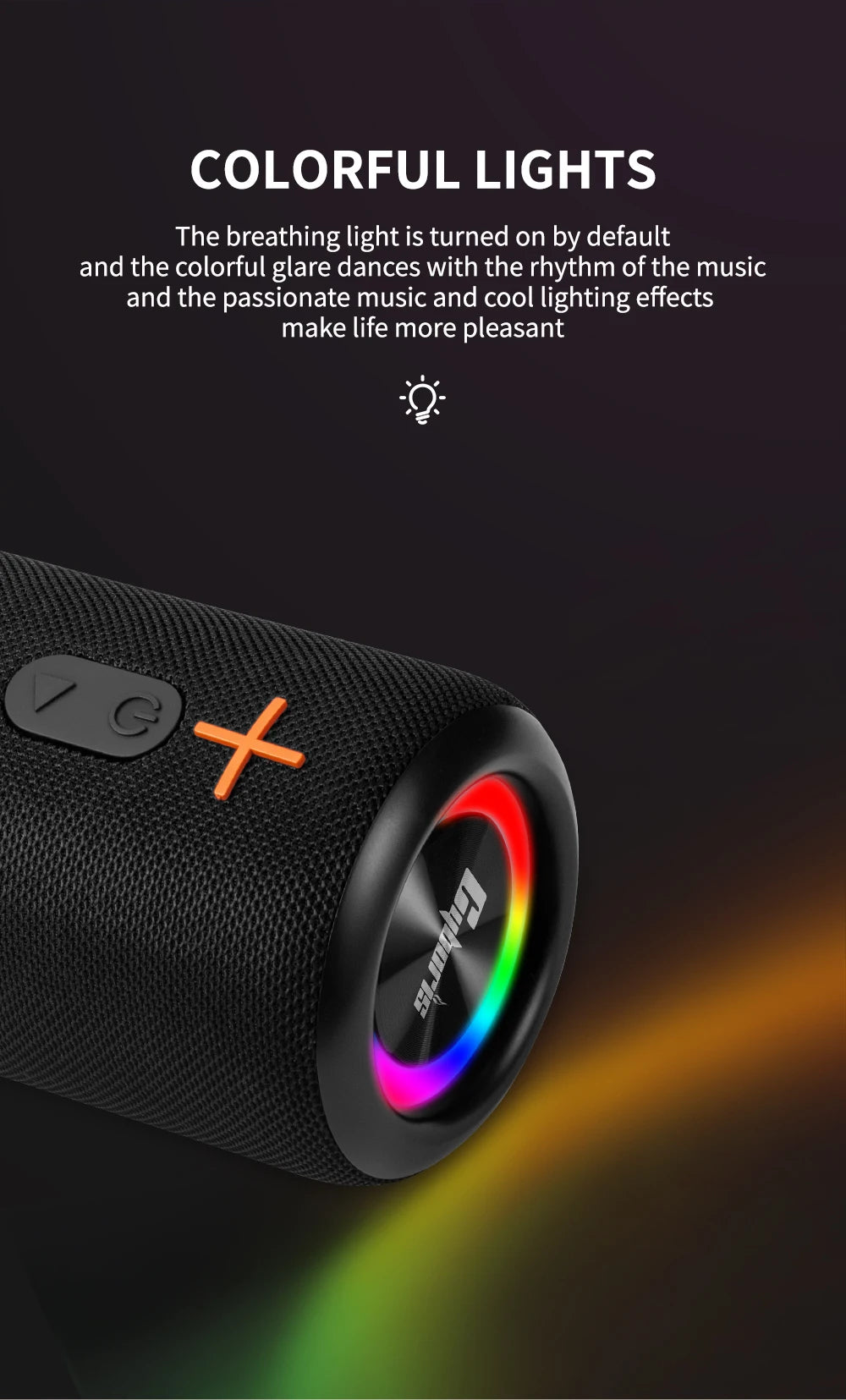 S10 Magnetic Detachable Wireless BT Speaker, Deep Bass, Dual Usage Modes, 24H Long Battery Life,IPX6 Waterproof,Perfect for Gift