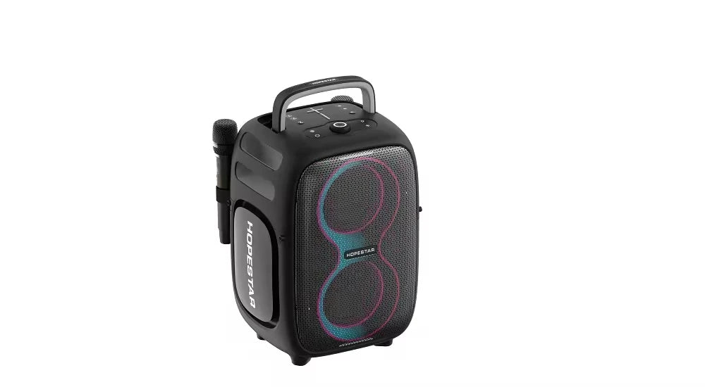 Partyone Club With Dual Microphone 650W Loud Bass Powered Original Hopestar Karaoke Speakers Outdoor Party Speaker Subwoofer