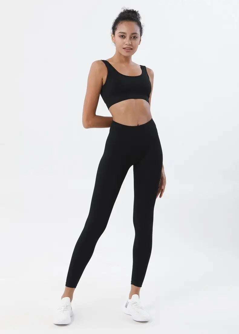 2 Piece Set Women Workout Clothes Yoga Set Seamless Women Gym Clothing Athletic Sports Suit Women Sports Bra and Leggings Set