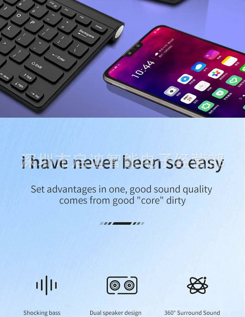 Manufacturer Direct E1080 Desktop Mini Bluetooth Speaker E-Sports Gaming Speaker Suitable for Desktop and Home Use