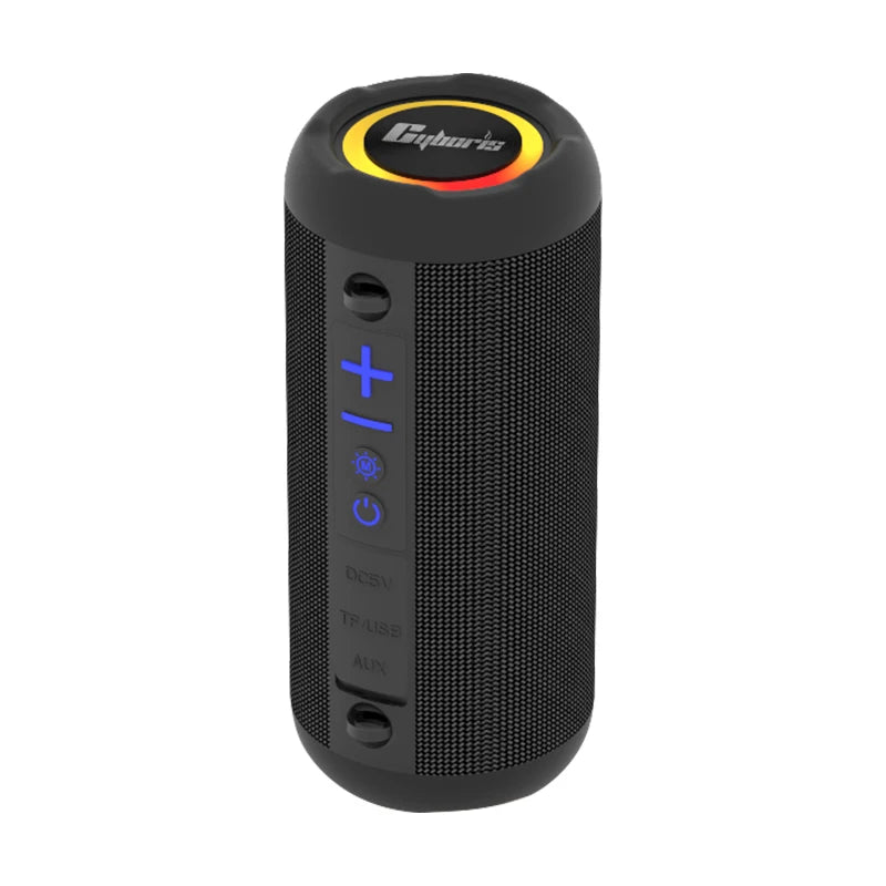 S9 Wireless Speakers 30W IPX6 Waterproof Outdoor Portable Speaker with Loud Stereo Sound, Deep Bass, RGB Lights, TWS