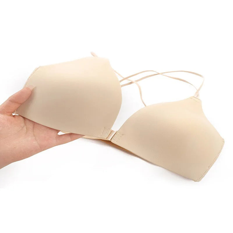 Women Bra And Panties Set Sexy Backless Set Sexy G-String Seamless Bra Thong Sexy Lingerie Set Top Underwear Intimates