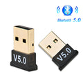 USB Bluetooth 5.0 Adapter USB Wireless Receptor Bluetooth Speaker File Receiver Transmitter Dongle Laptop Earphone BLE Sender