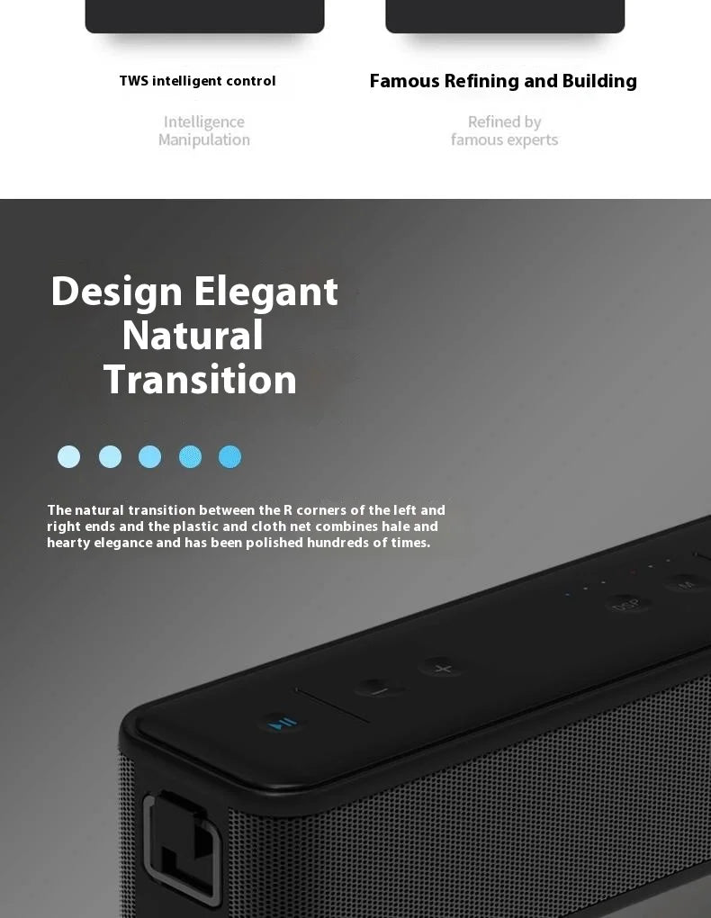Best Selling 60W Wireless Party Box Speaker Portable Multifunctional Speaker 5200mah TWS Connect HI-FI Speakers