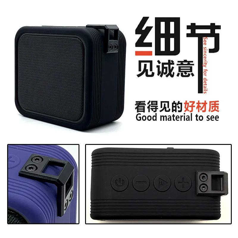Newly Released IPX7 Waterproof Wireless for Bluetooth Speaker Magnetic Golf Cart TWS SD Card Battery Powered for Outdoor Golfers