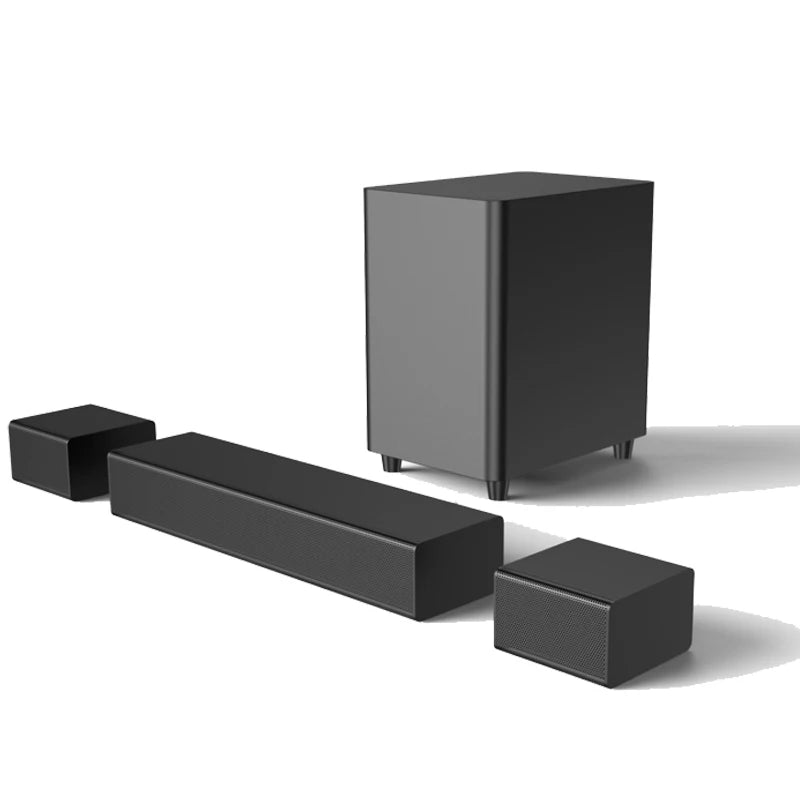 410W 5.1 Channel Surround Sound Bar with Wired Speakers & Wireless Sub, 3 EQ Modes, HDMI EARC