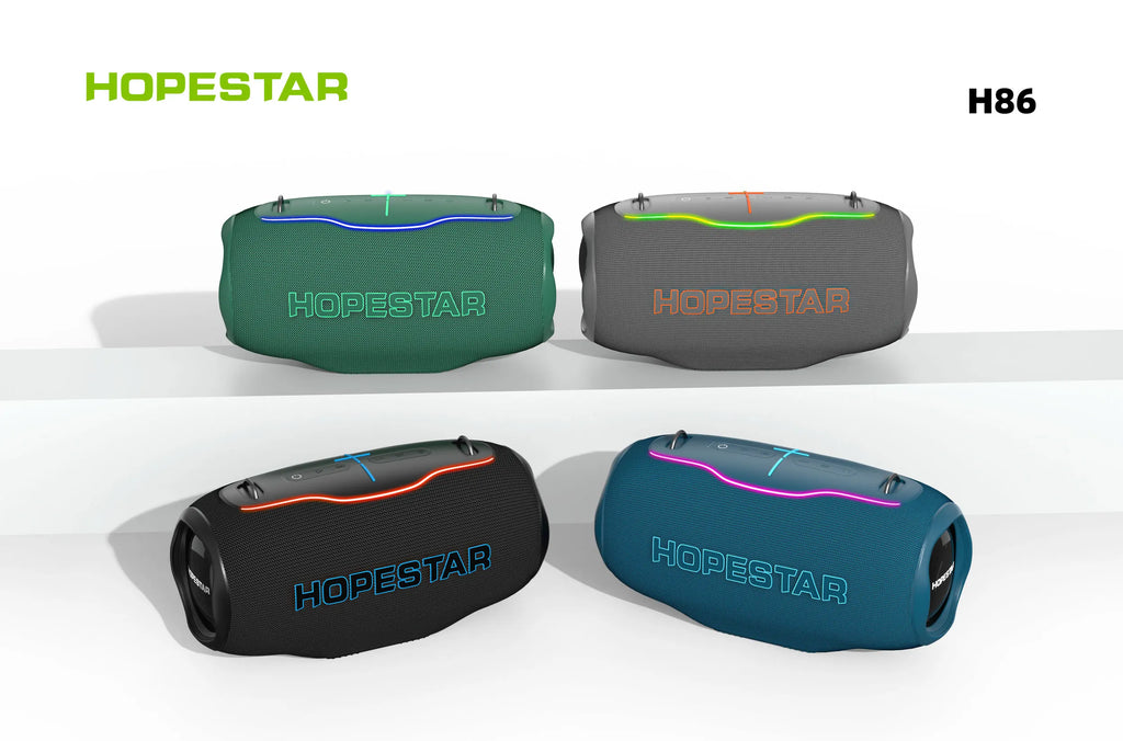 New Arrived HOPESTAR H86 180W Portable Wireless Stereo Audio System Waterproof Home Karaoke Subwoofer Caixa De Som Speakers